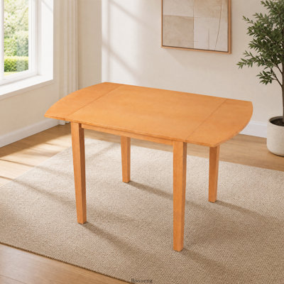 Table de cuisine pliante à rallonge pour 2 à 4 personnes, 29 à 47 pouces, naturelle