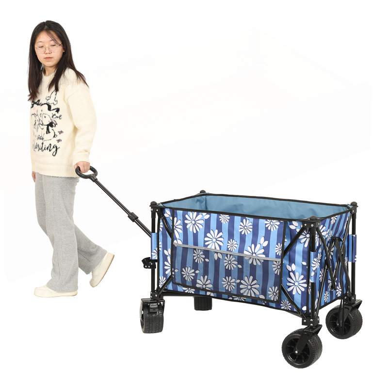 Chariot pliable pliable