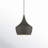 Schultz 9.5" W Metal 1-Light Single Teardrop Pendant-1103046383