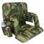 Chaise de stade et siège avec coussin inclinable rembourré et accoudoirs et sangles de transport-32721347-124378601
