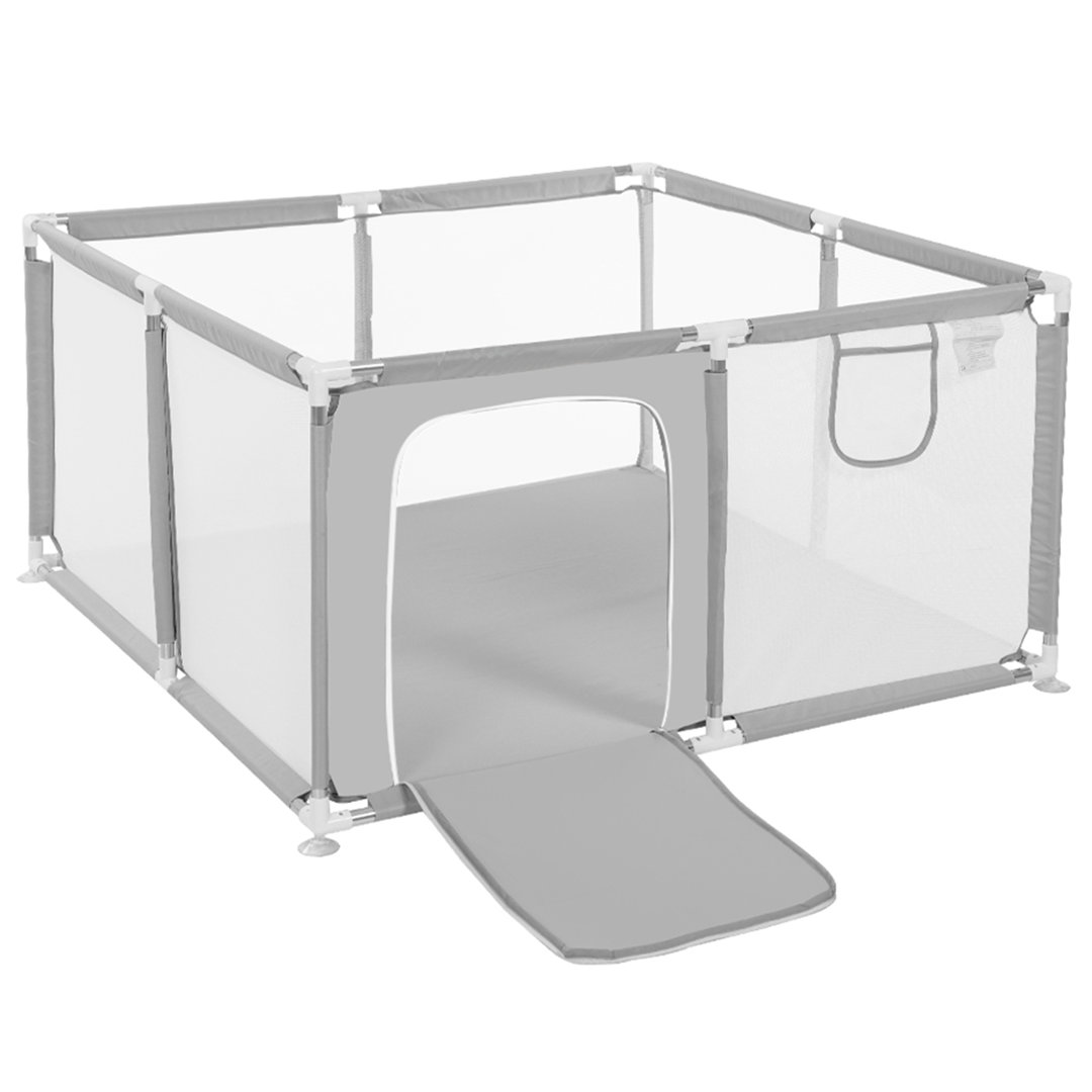 50" x 50" Baby Playpen, Anti-Fall Toddler Kids Playard for Indoor and Outdoor Toocapro