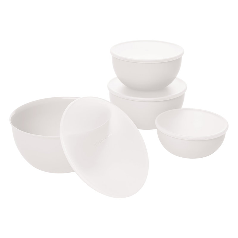 Kitchenaid Prep Bowls, Set Of 4, White