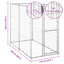 Lisbon Metal Kennel With Door-1193560936-1105326237
