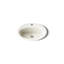 Lavabo de salle de bain ovale encastrable avec trop-plein Farmington-1461368365