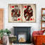 «King and Queen of Hearts» en bois sur impression sur toile-468918086