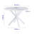 Pedestal Dining Table - 42" Mdf Round Table, Multi-use As Coffee/end Table For Kitchen