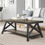 Ensemble de tables basses 2 pièces Iseminger