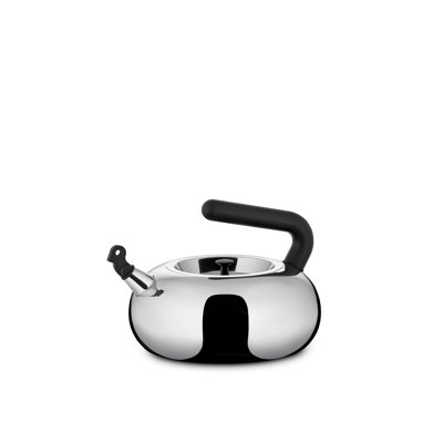 Alessi Bulbul 2.64 qt. Stainless Steel (18/10) Whistling Stovetop Tea Kettle