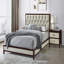 Table de chevet pour chambre à coucher 1 pièce, façades de tiroirs conçues, moderne-175629499