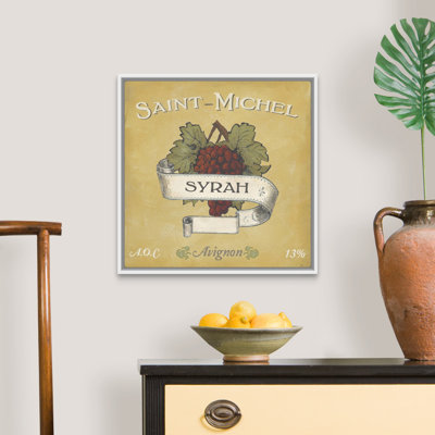 «Vintage Wine Labels VI», reproduction d'impression sur toile