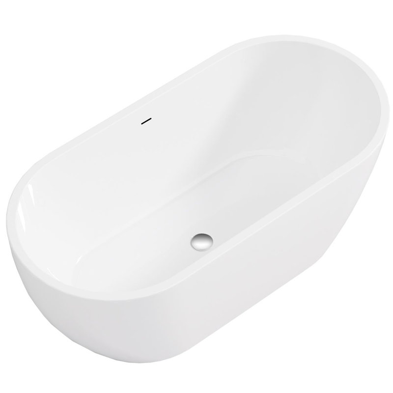 1500mm x 580mm Freestanding Acrylic Bathtub