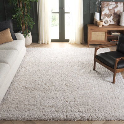 Assar Handmade Shag Ivory Rug