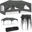 Pop-Up Gazebo, Gazebo With Sides 3M X 6M, Folding Event Shelter For Outdoor, Garden, Camping, Height Adjustable, Waterproof, Uv-Protection, With Carry Bag-1987879609