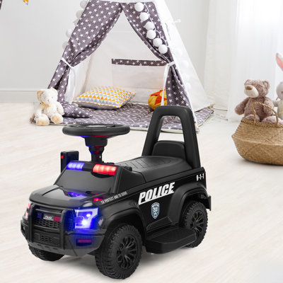Police Car Toddler Push Battery Powered Ride On