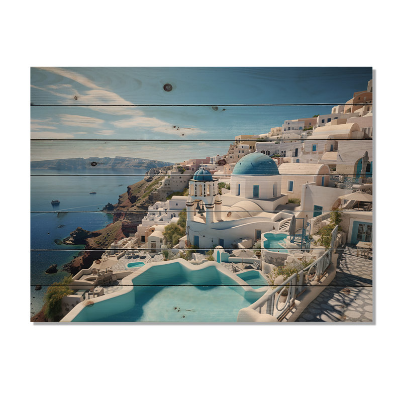 Panneaux de décoration murale Waverton - Paysages en bois, H 30 po x l 40 po