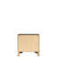 Élégante table de chevet grise avec compartiments de rangement polyvalents, surface texturée et rangement pratique pour la chambre à coucher