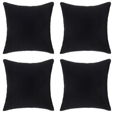 Coussin en velours côtelé réversible Corduroy