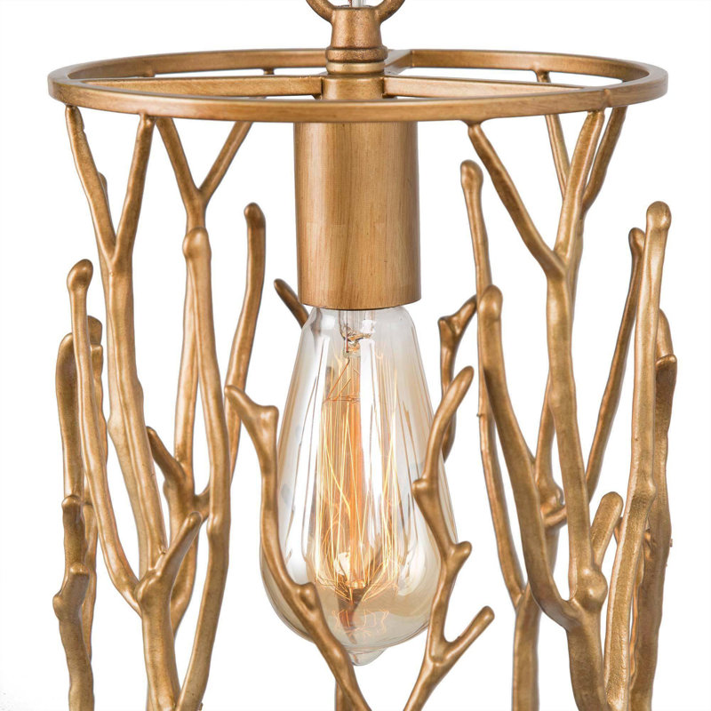 Luminaire suspendu cylindrique à 1 lumière Estrelita