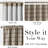 NICETOWN 2 Panels 100% Linen Blackout Plaid Curtains for Bedroom Living Room, Rustic Gingham Windowpane Drapes Thermal Insulated Privacy Rod Pocket Back Tab-1215793292-1215793295
