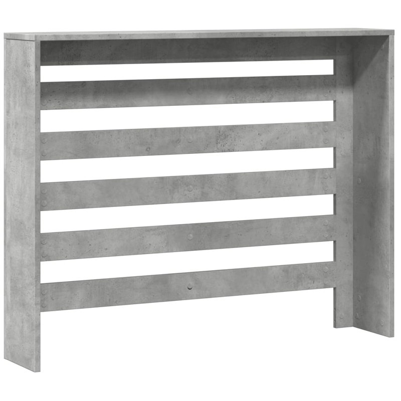 Vidaxl Radiator Cover Engineered Wood, Sonoma Oak, Horizontal Slats, 104 x 20 x 82 cm
