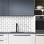14cm W x 28cm L Aluminum Peel and Stick Subway Tile-1714257065