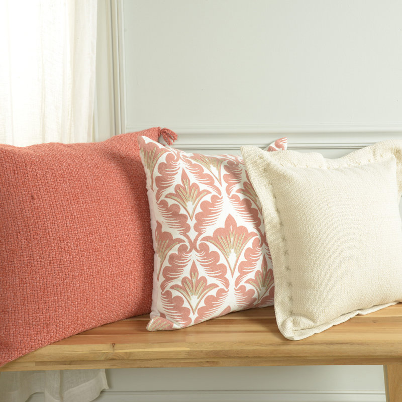 Coussin décoratif en coton/polyester, Duvet synthétique
