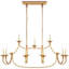 Chapman & Myers Flemish Large Linear Pendant-2008064509