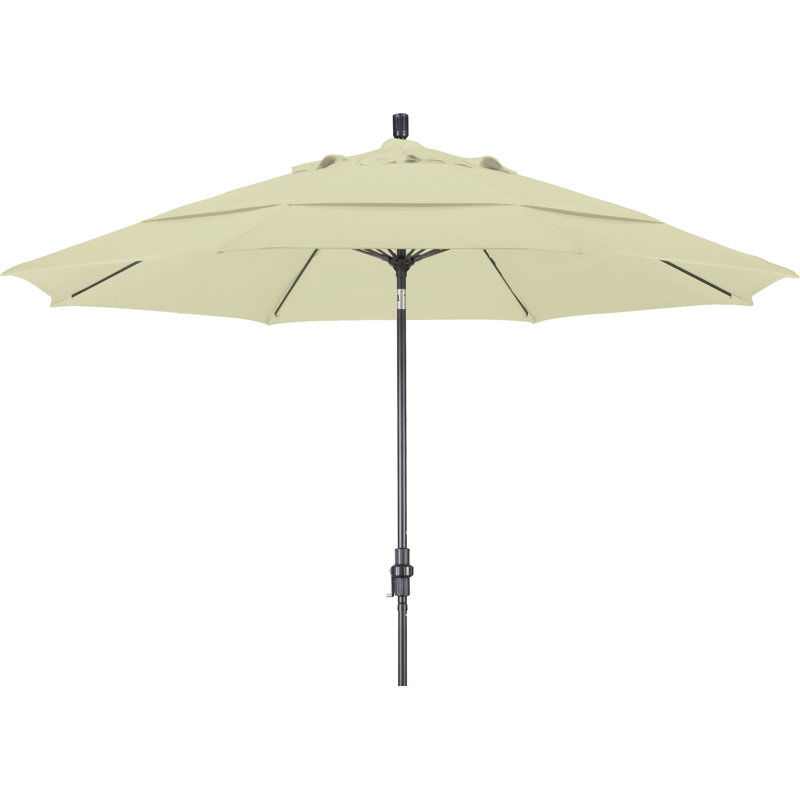 Parasol de marché 11 pi Brent, Toile Sunbrella® naturel