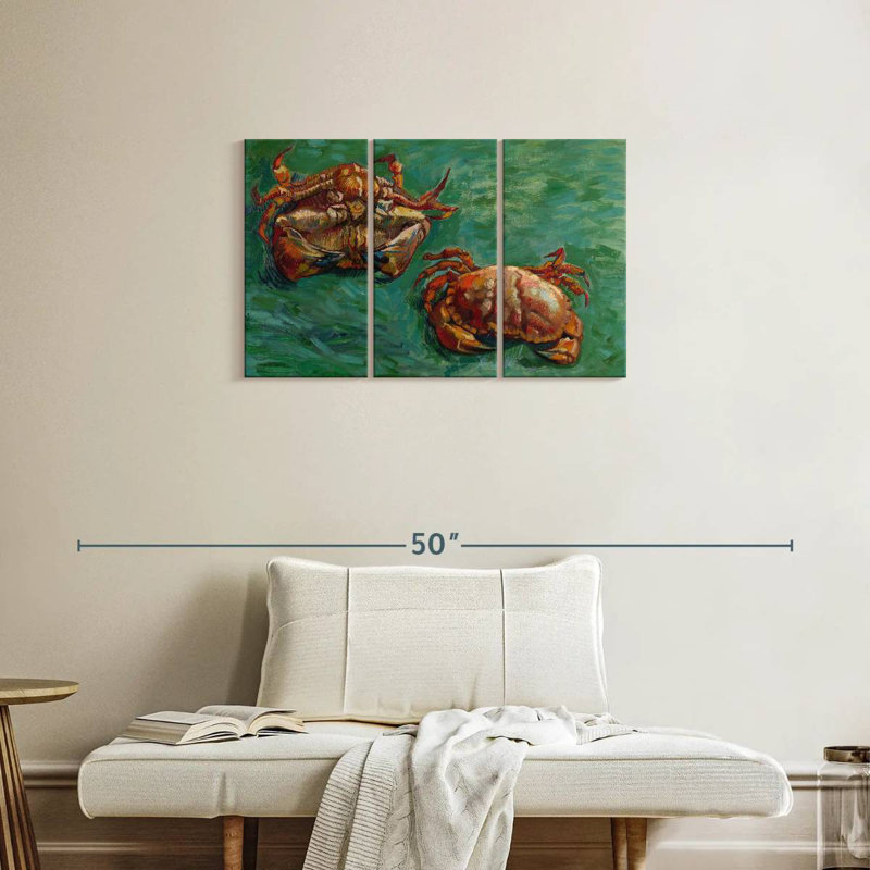 Brampt Two Crabs, 20" H x 33" W