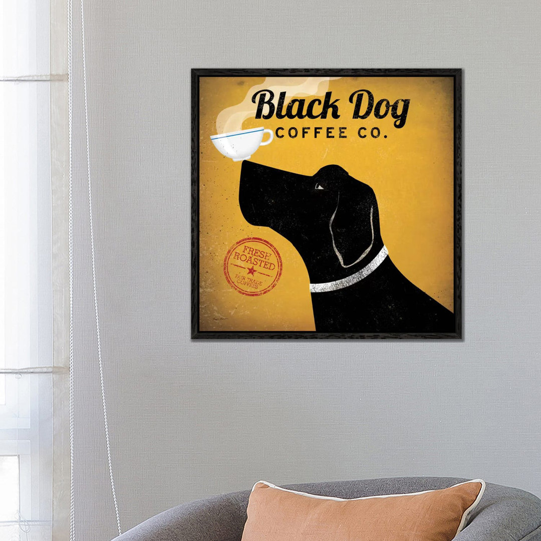 Black Dog Coffee Co. von Ryan Fowler - Gallery-Wrapped Canvas Giclée on Canvas