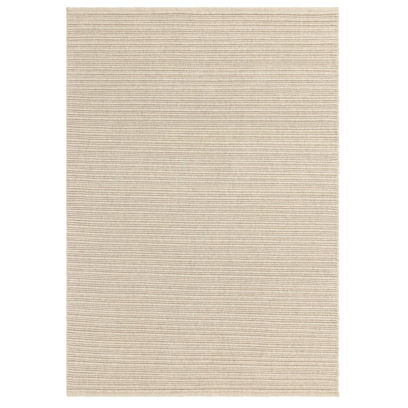 Berhan Looped Ivory Area Rug, Rectangle 200 x 290 cm