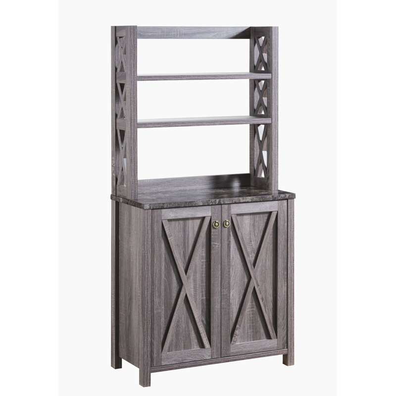 Bloomberg 163cm Kitchen Pantry, Distressed Grey