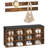 Shoe Storage Bench with Cushion, 39.4" L Entryway Bench with 12 Cubbies-1126024637