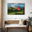 Grange rouge dans la campagne de la Palouse-829858157-829858163