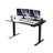 Uncaged Ergonomics Rise Up 60" x 30" Dual-Motor Electric Standing Desk - Height Adjustable Sit-Stand Desk with Memory Presets, Black Bamboo Top, Black Frame-1857793950-1857793948