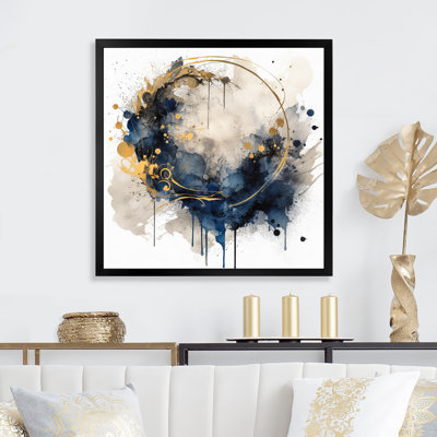Blue Yellow Minimalims Fludity II " Blue Yellow Minimalims Fludity II "