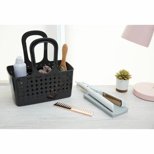 Plastic Shower Caddy Basket with Compartments, Portable Divided Cleaning  Supply