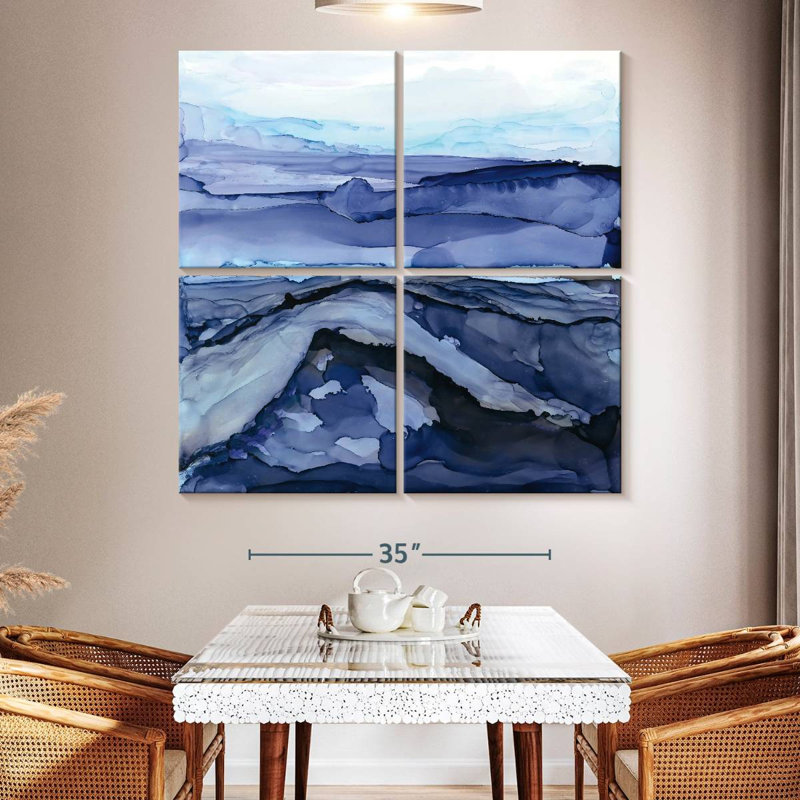 Avery Bluescape I, 50" H x 50" W