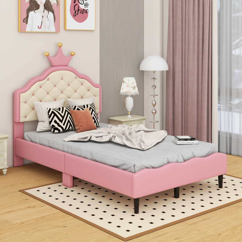 Lit princesse tapissier Lovely Crown, Simple