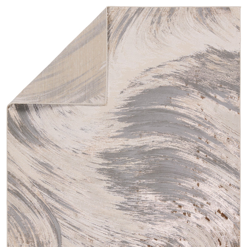 Abstract Indoor Rug, Rectangle 9'3" x 13'