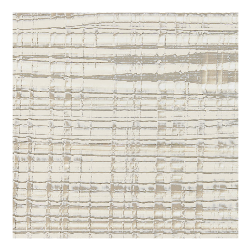 Modern Luxury Vinyl Metallic Wallpaper Roll, White Sand