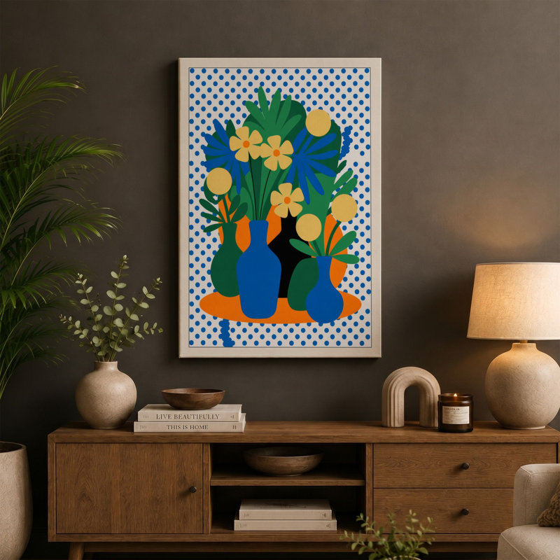 Print, Terracotta Border, 30x20 - 76.2 x 50.8 cm