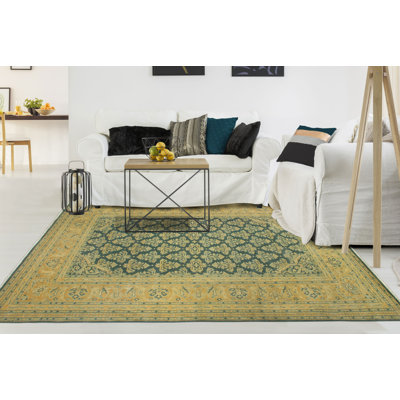 Fine Chobi Angelina Blue-Grey Rug