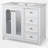 36" Single Bathroom Vanity With Ceramic Sink Top-1538928440