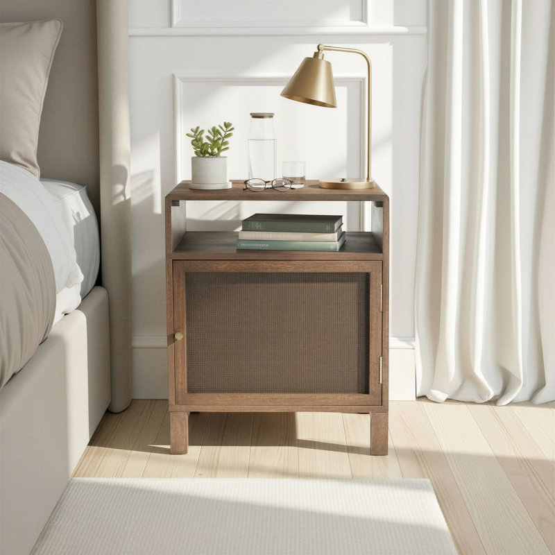 Mimi 22" Nightstand, Walnut