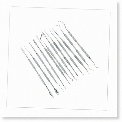 12-Piece Stainless Steel Wax Carvers Set