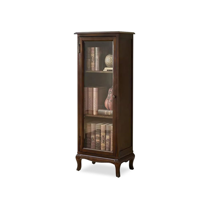 Nut-Brown Solid Wood Display Cases