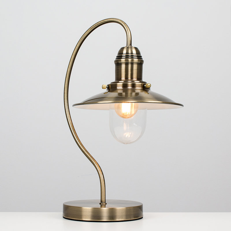 Metal Arched Lamp, Yes, Antique Brass