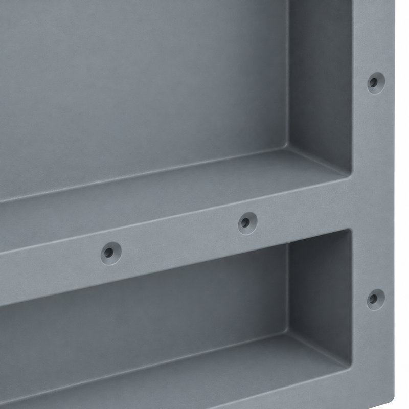 Tile-Ready 16" x 20" Double Shelf Shower Niche