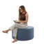 Repose-pieds d'extérieur rond 36 po avec Sunbrella®, H 18 po-113477722